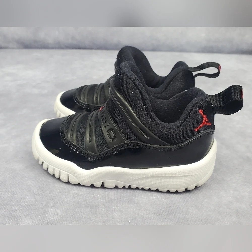 Nike Air Jordan 11 Retro Little Flex Black White Toddler SZ‎ 5C